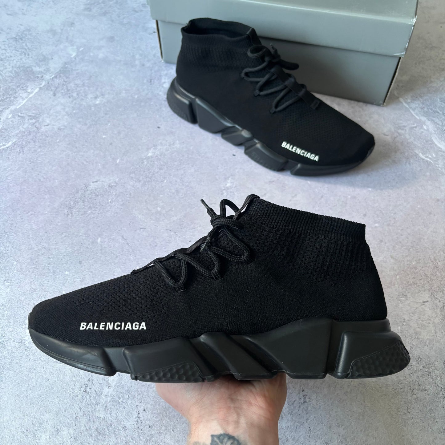 Balenciaga Speed Laced Trainers - Fits UK 10.5/11