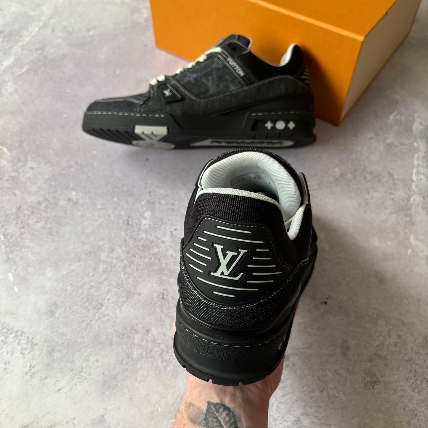 Louis Vuitton Denim Trainers - Fits UK 10.5/11