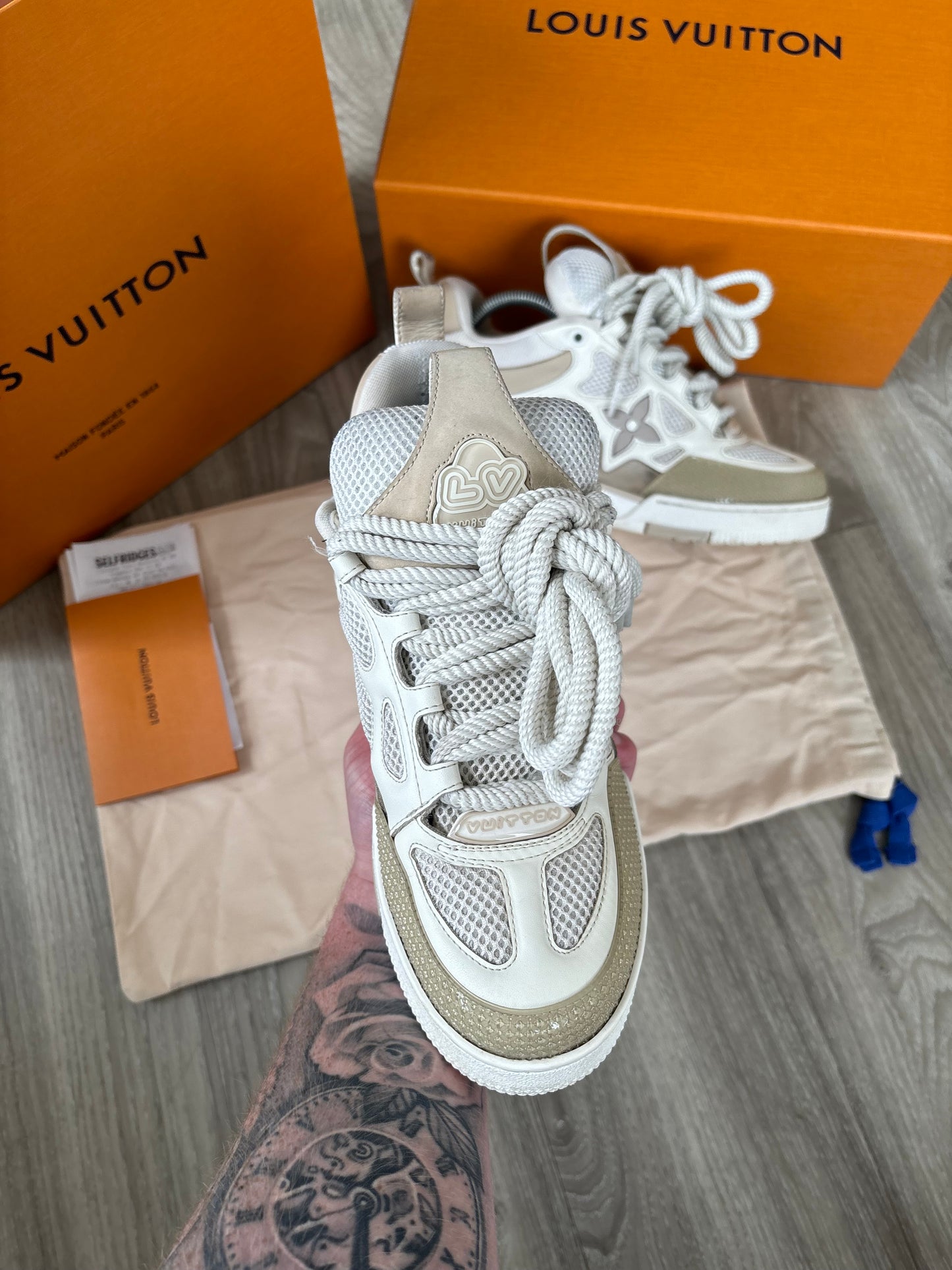 Louis Vuitton Skate Sneakers UK 7.5