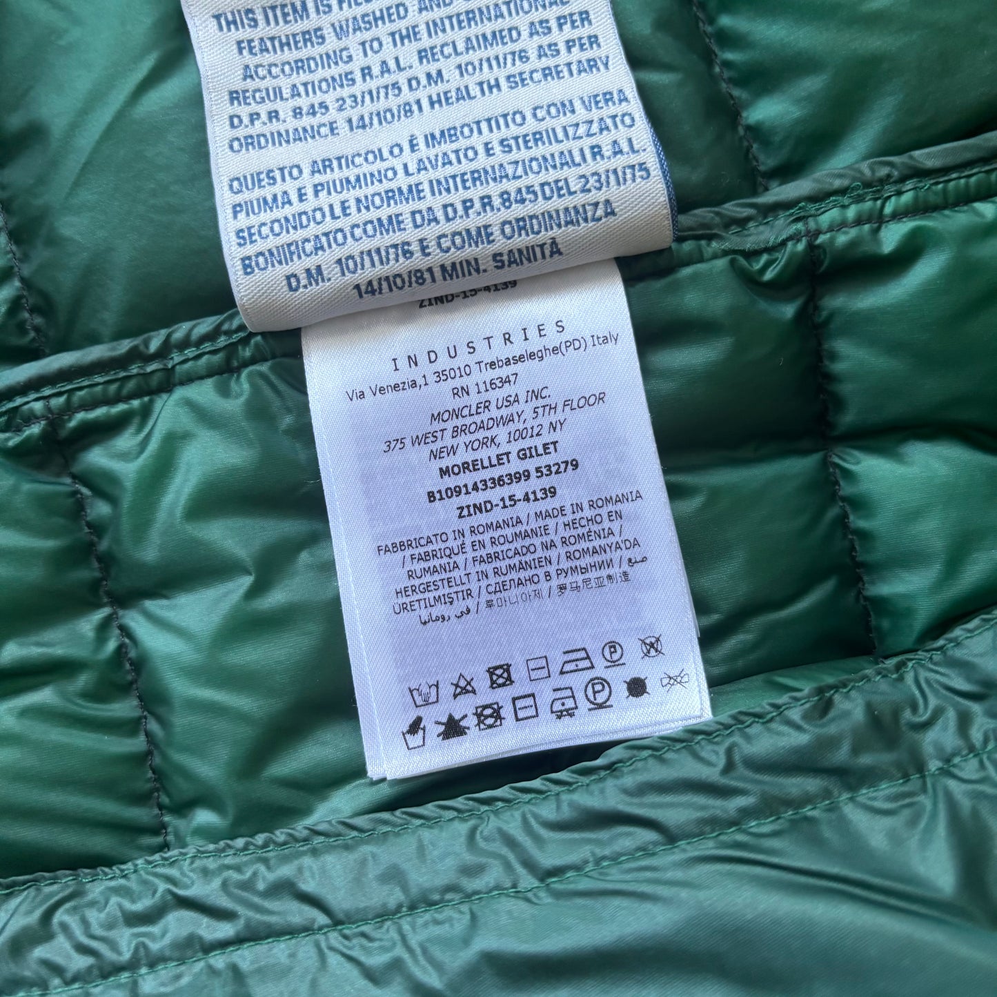 Moncler Morellet Gilet - Size 6