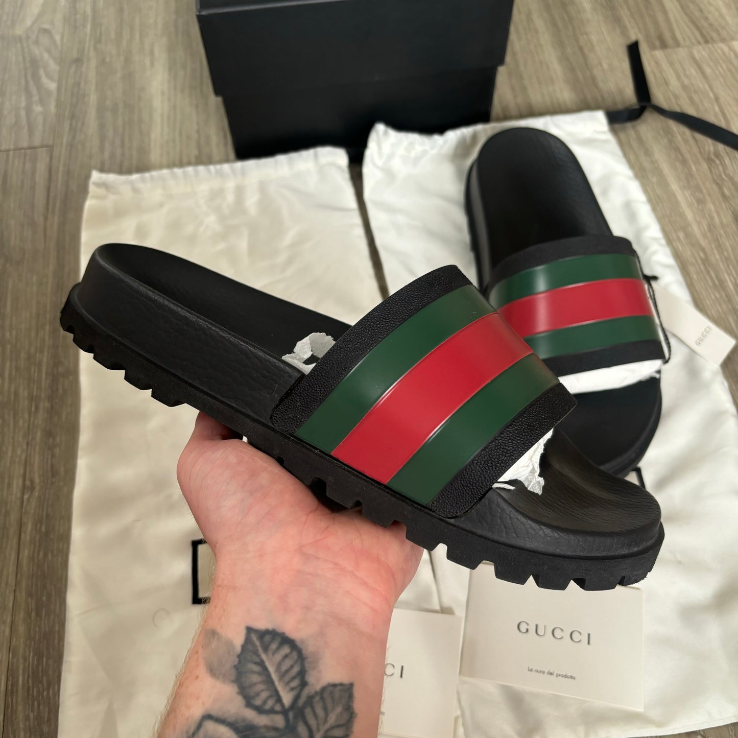 Gucci Sliders UK 8