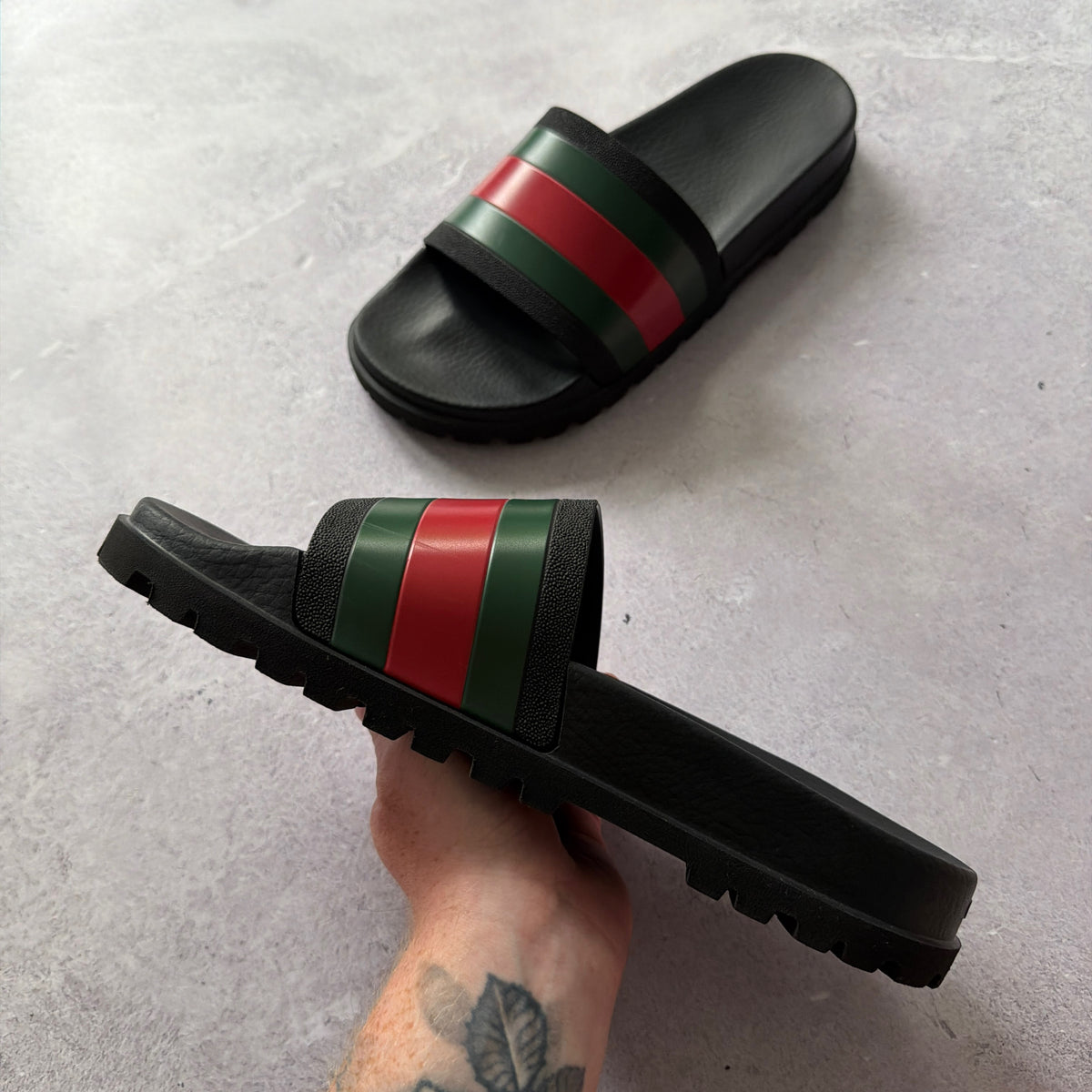 Gucci Web Sliders - UK 9