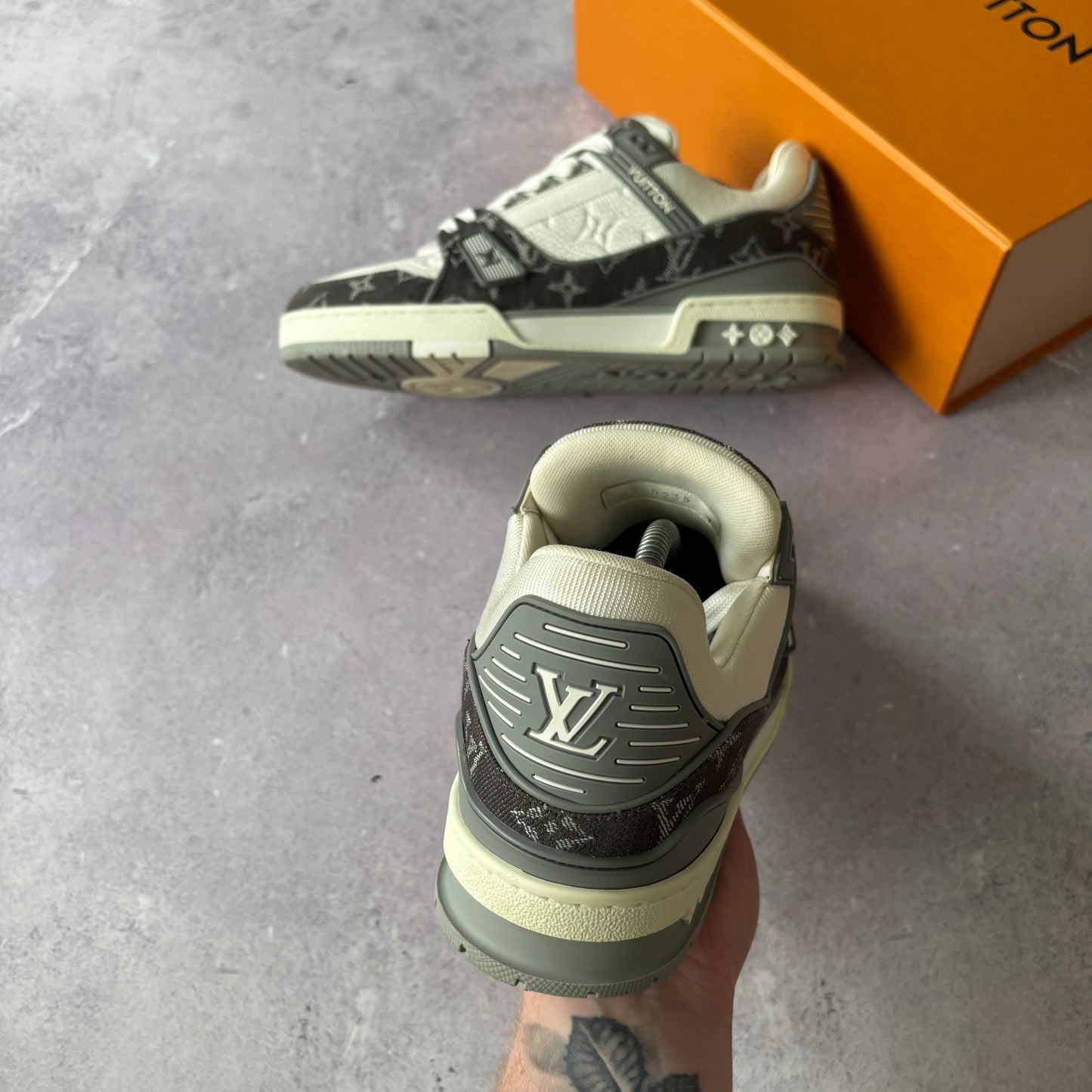 Louis Vuitton Denim Trainers - Fits UK 8