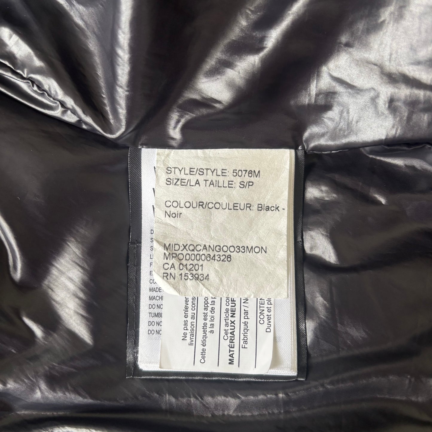 Canada Goose Armstrong Puffer Jacket - Small