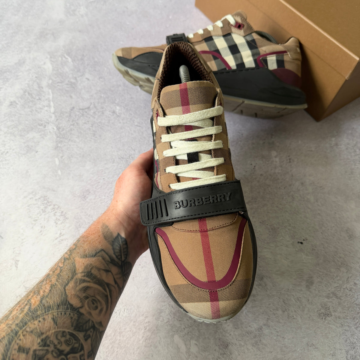 Burberry Ramsey Trainers - UK 9