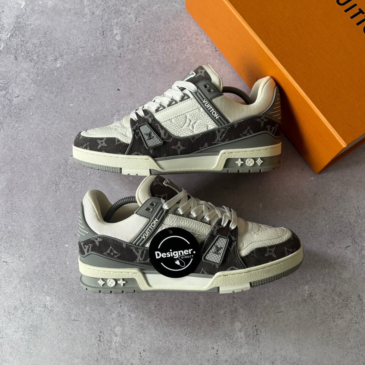 Louis Vuitton Denim Trainers - Fits UK 8