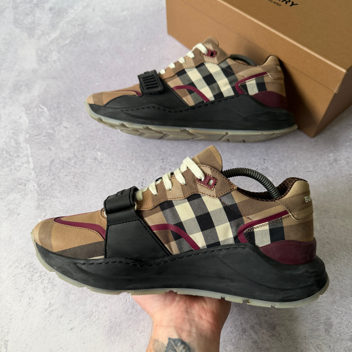 Burberry Ramsey Trainers - UK 9