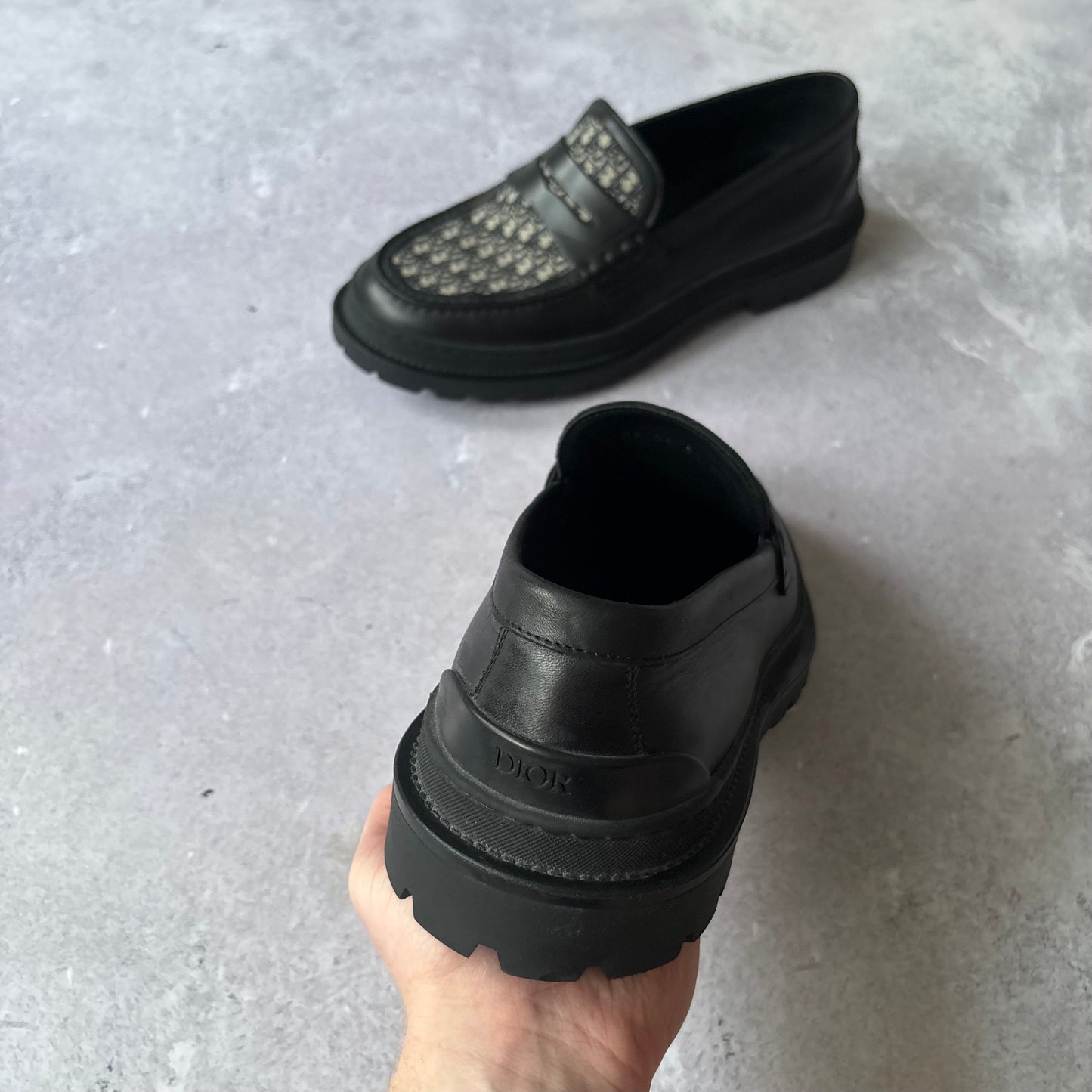 Dior Oblique Loafers - Fits UK 8