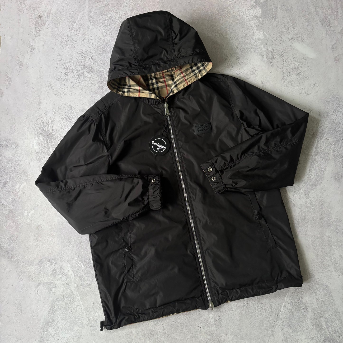 Burberry Reversible Windbreaker Jacket - Large