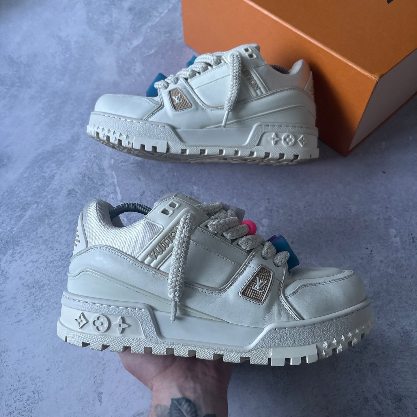 Louis Vuitton Maxi Trainers - Fits UK 10