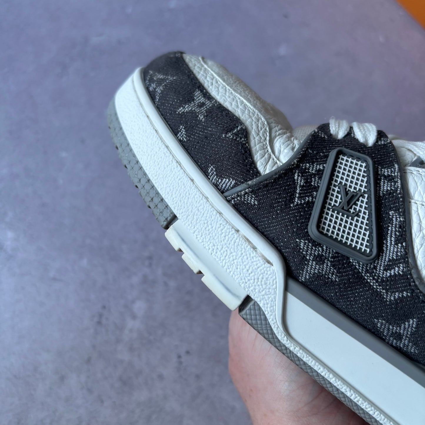 Louis Vuitton Denim Trainers - Fits UK 9
