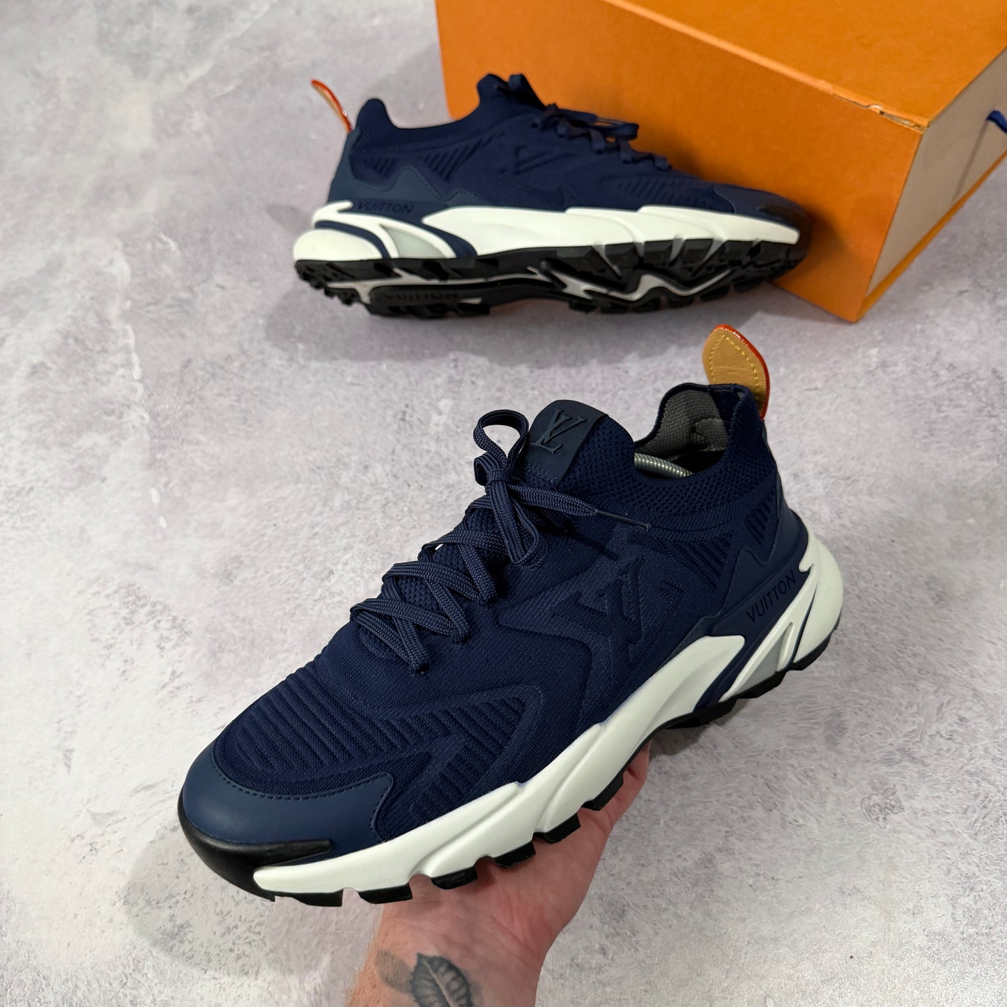 Louis Vuitton Tatic Knit Trainers - Fits UK 10.5/11