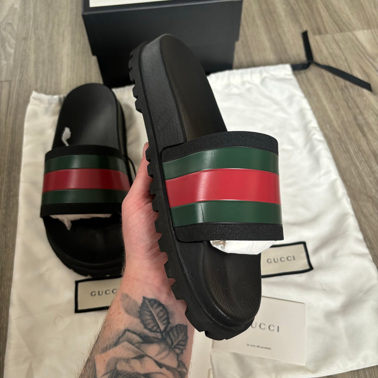 Gucci Sliders UK 8