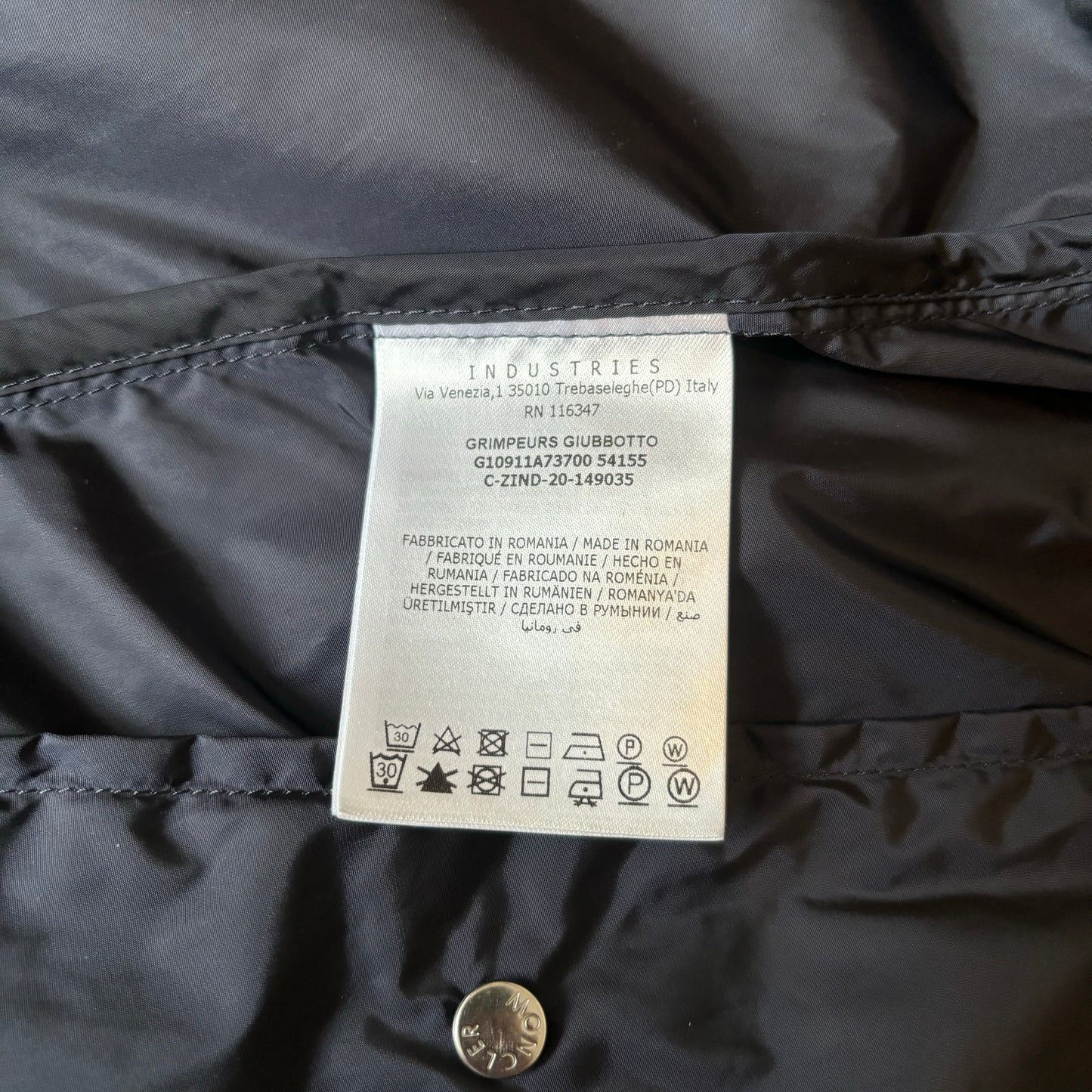 Moncler Grimpeurs Jacket - Size 2