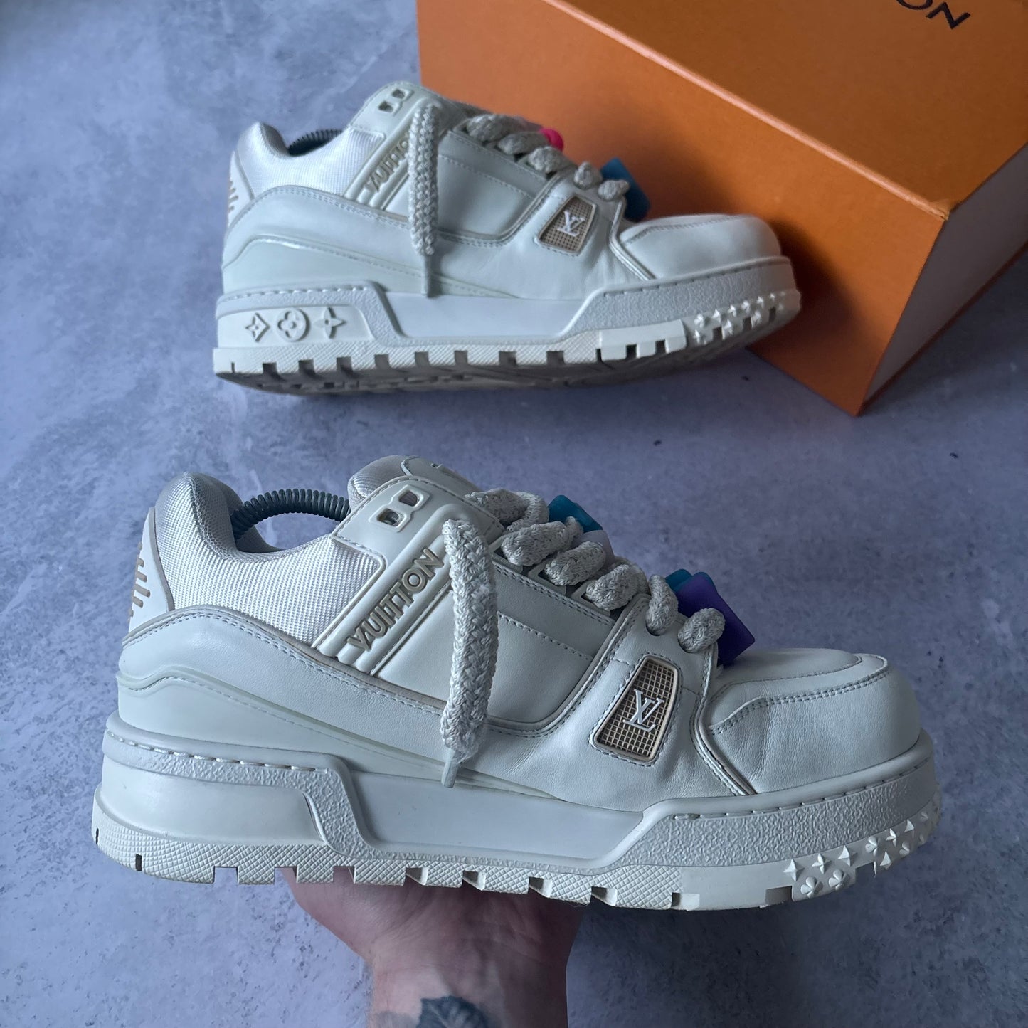 Louis Vuitton Maxi Trainers - Fits UK 10