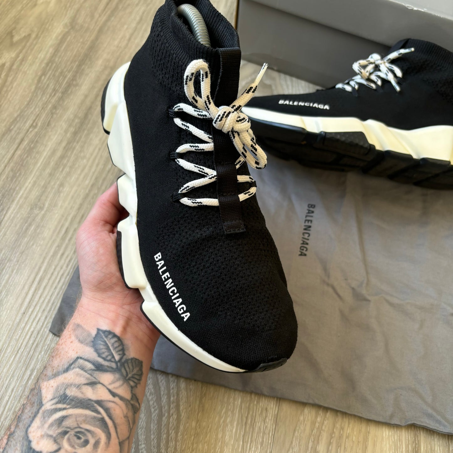 Balenciaga Speed Laced Trainers UK 7