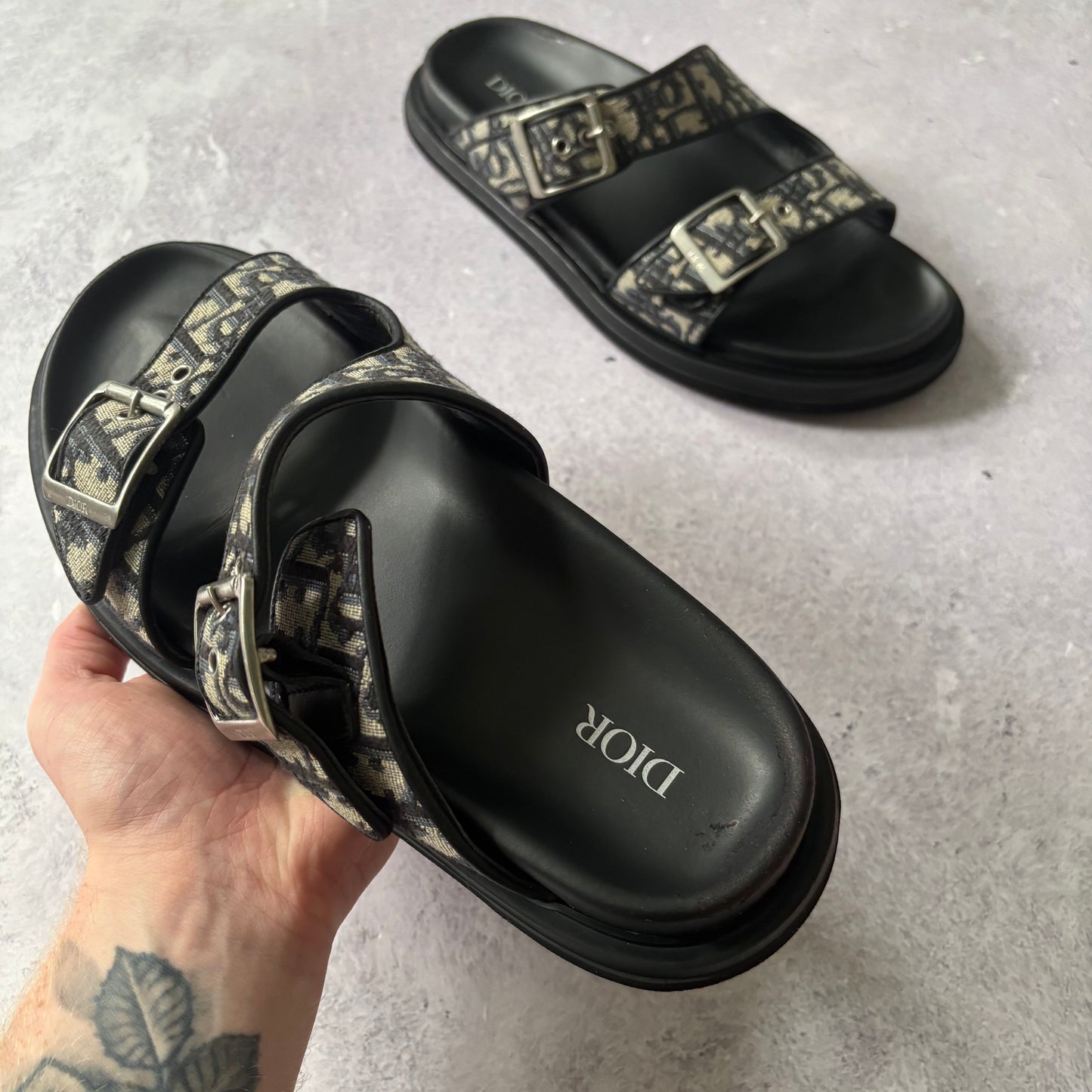 Dior Aqua Sandals - Fits UK 7.5