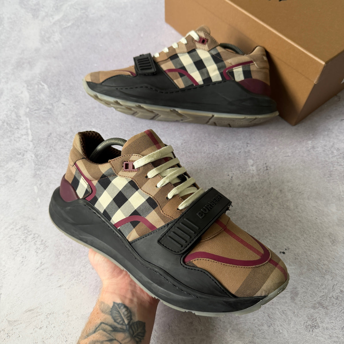 Burberry Ramsey Trainers - UK 9