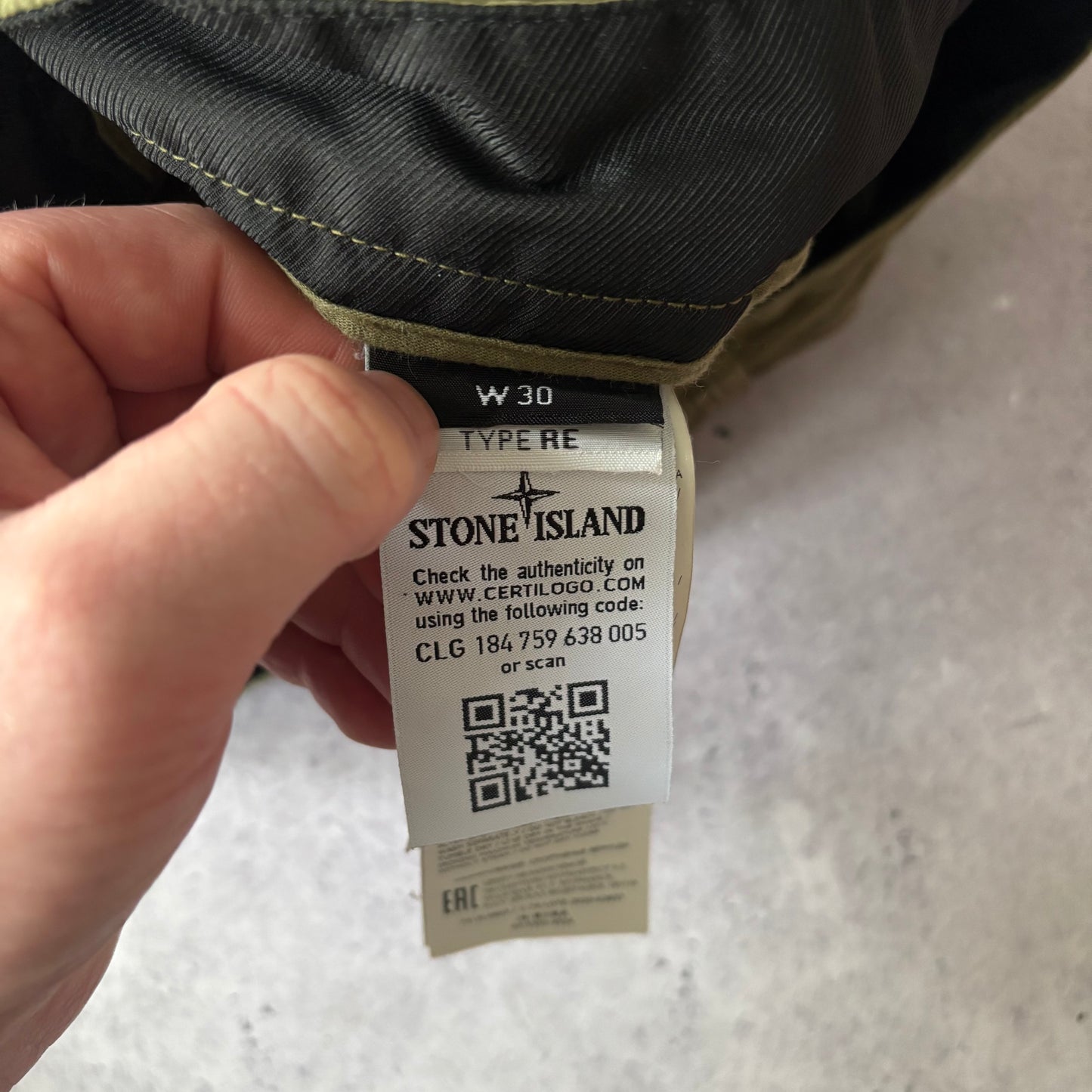 Stone Island Cargo Shorts - Size 30