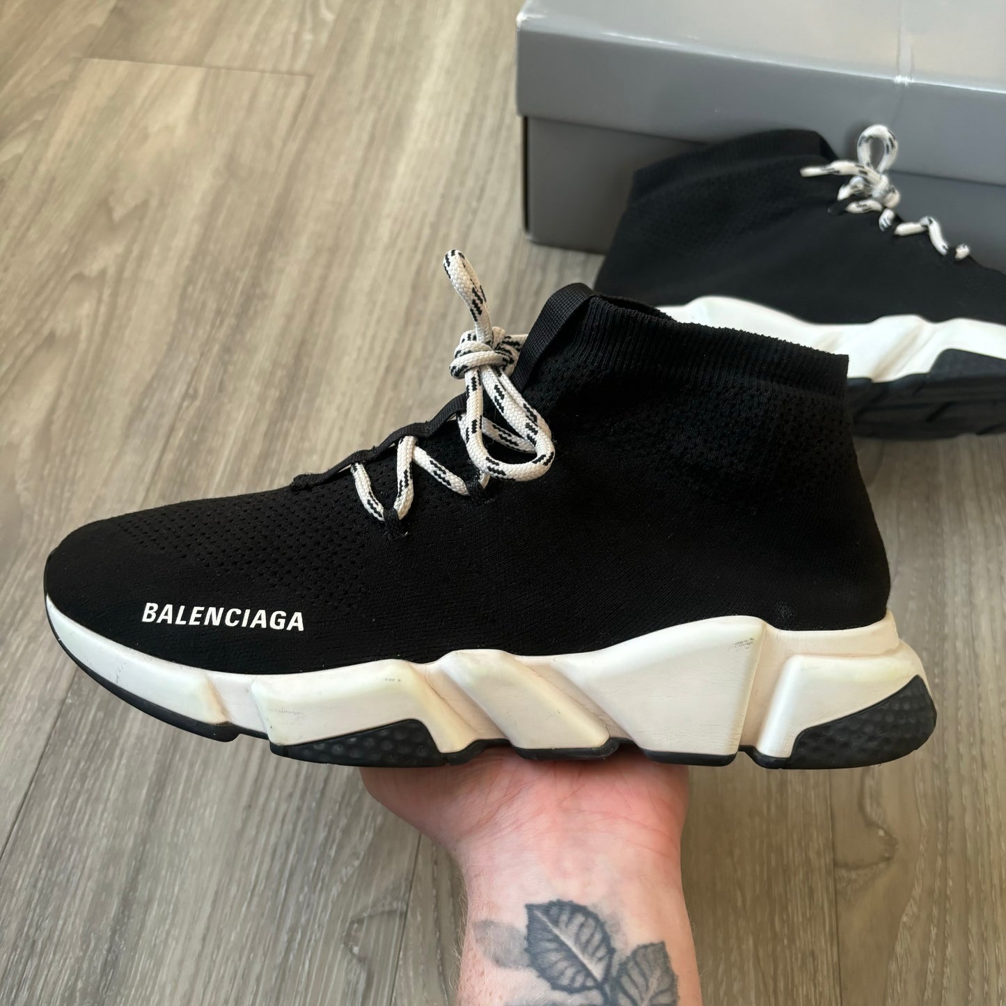 Balenciaga Speed Laced Trainers UK 9