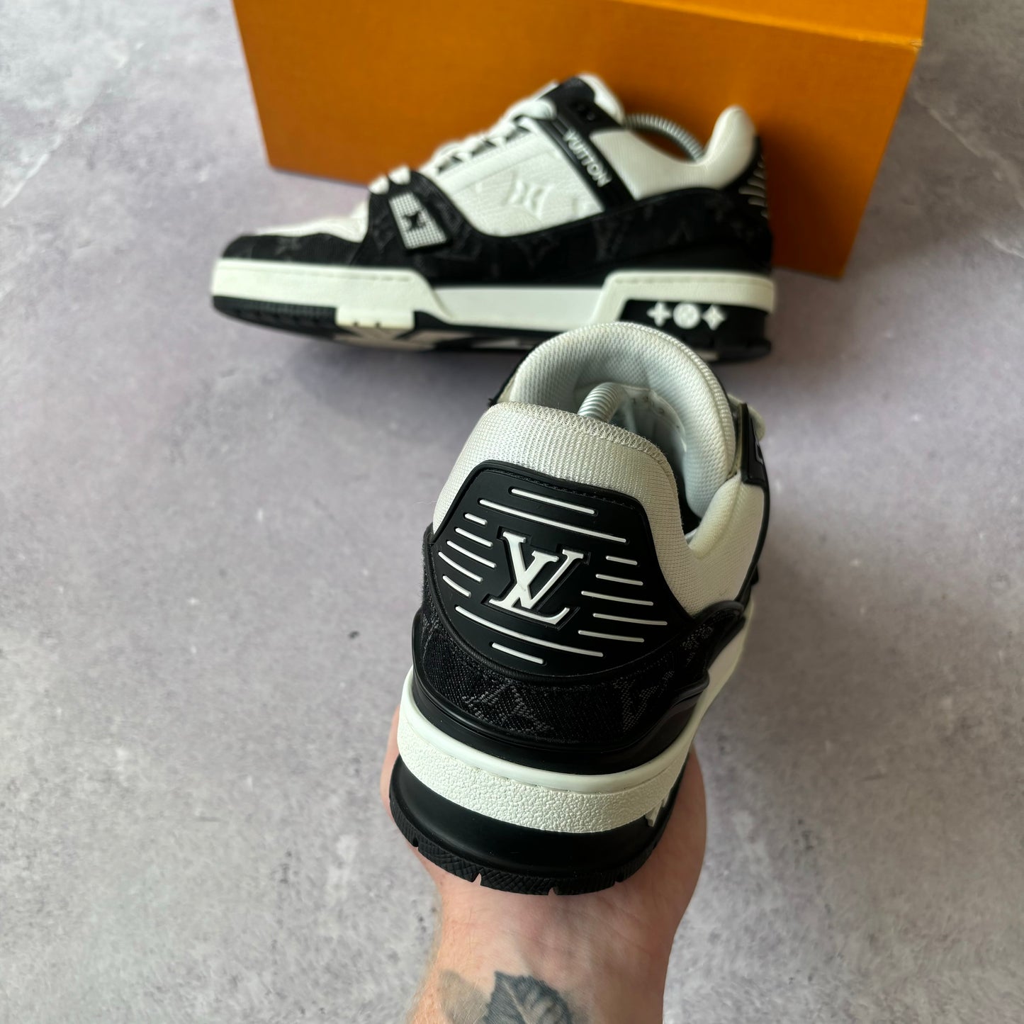 Louis Vuitton Denim Trainers - Fits UK 7