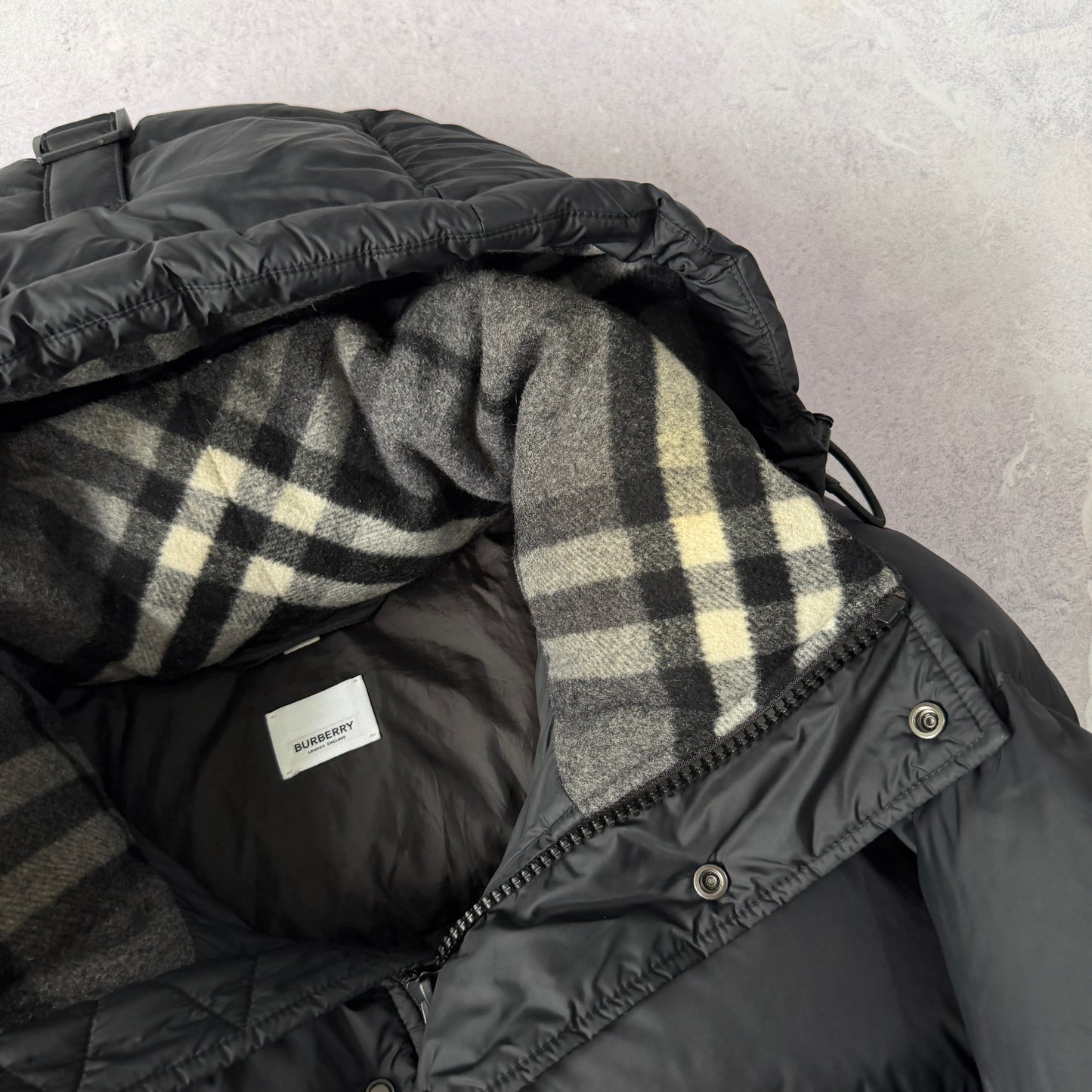 Burberry Puffer Jacket - Fits Small/Medium