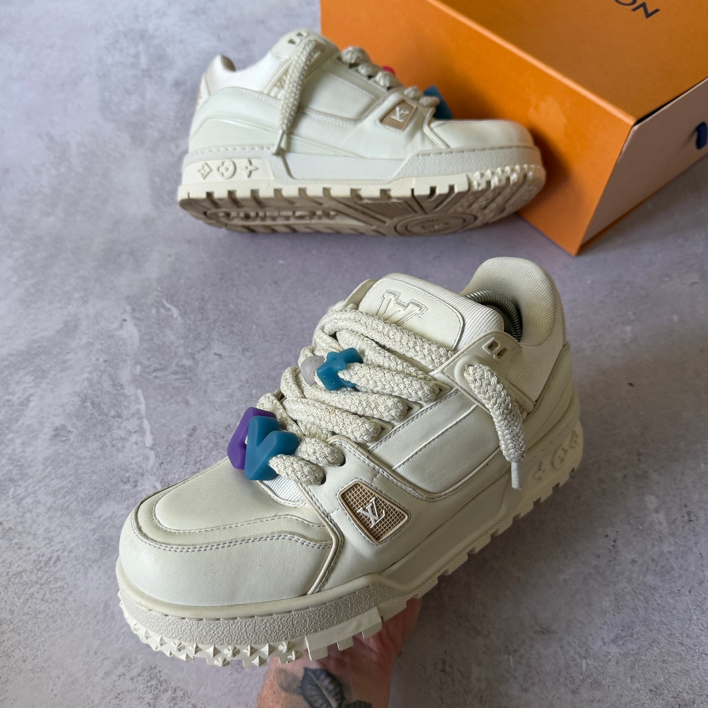 Louis Vuitton Maxi Trainers - Fits UK 10