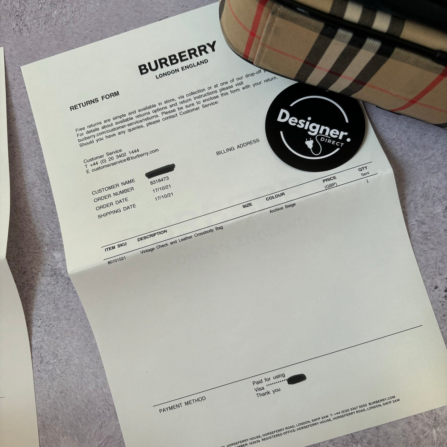 Burberry Crossbody Bag