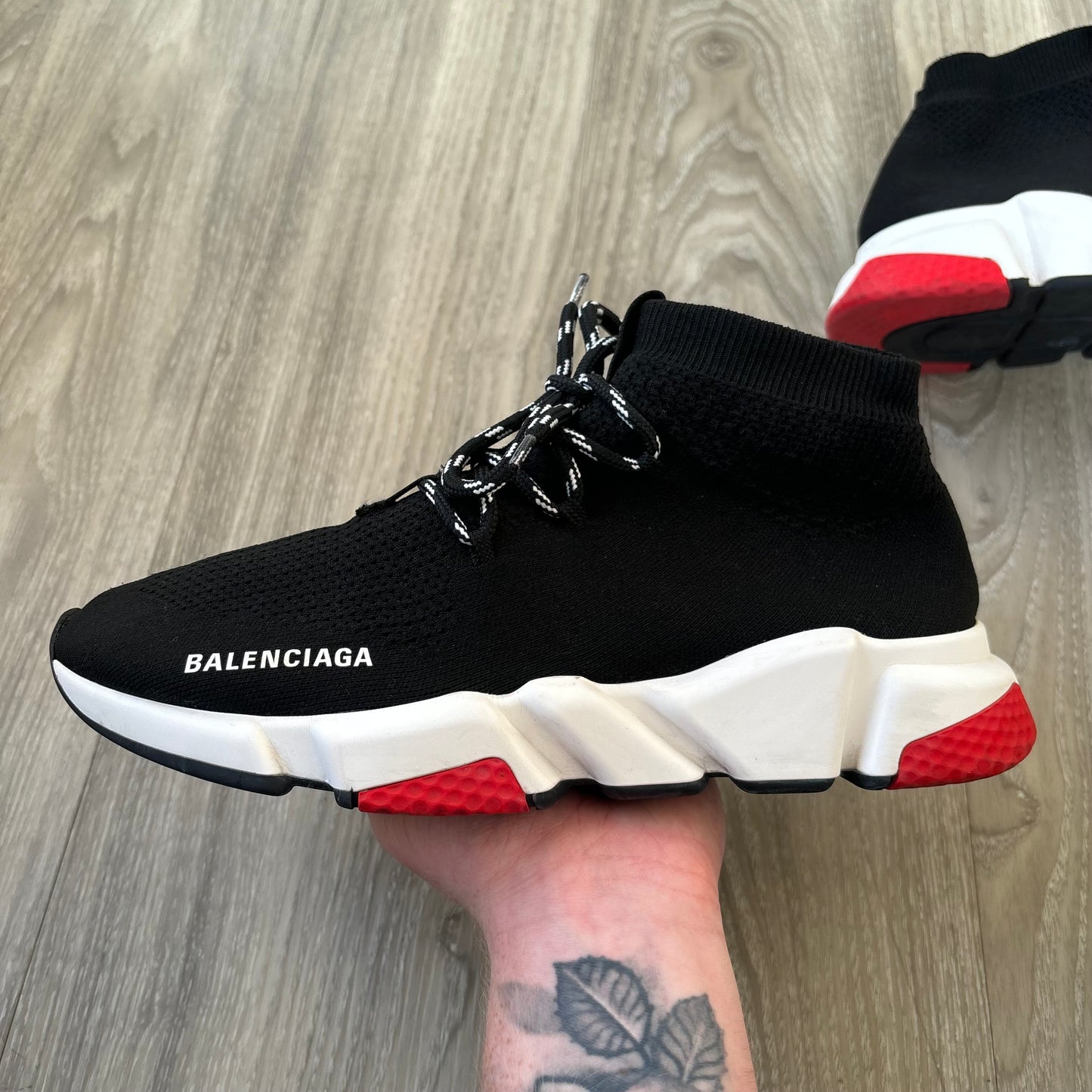 Balenciaga Speed Laced Trainers UK 9