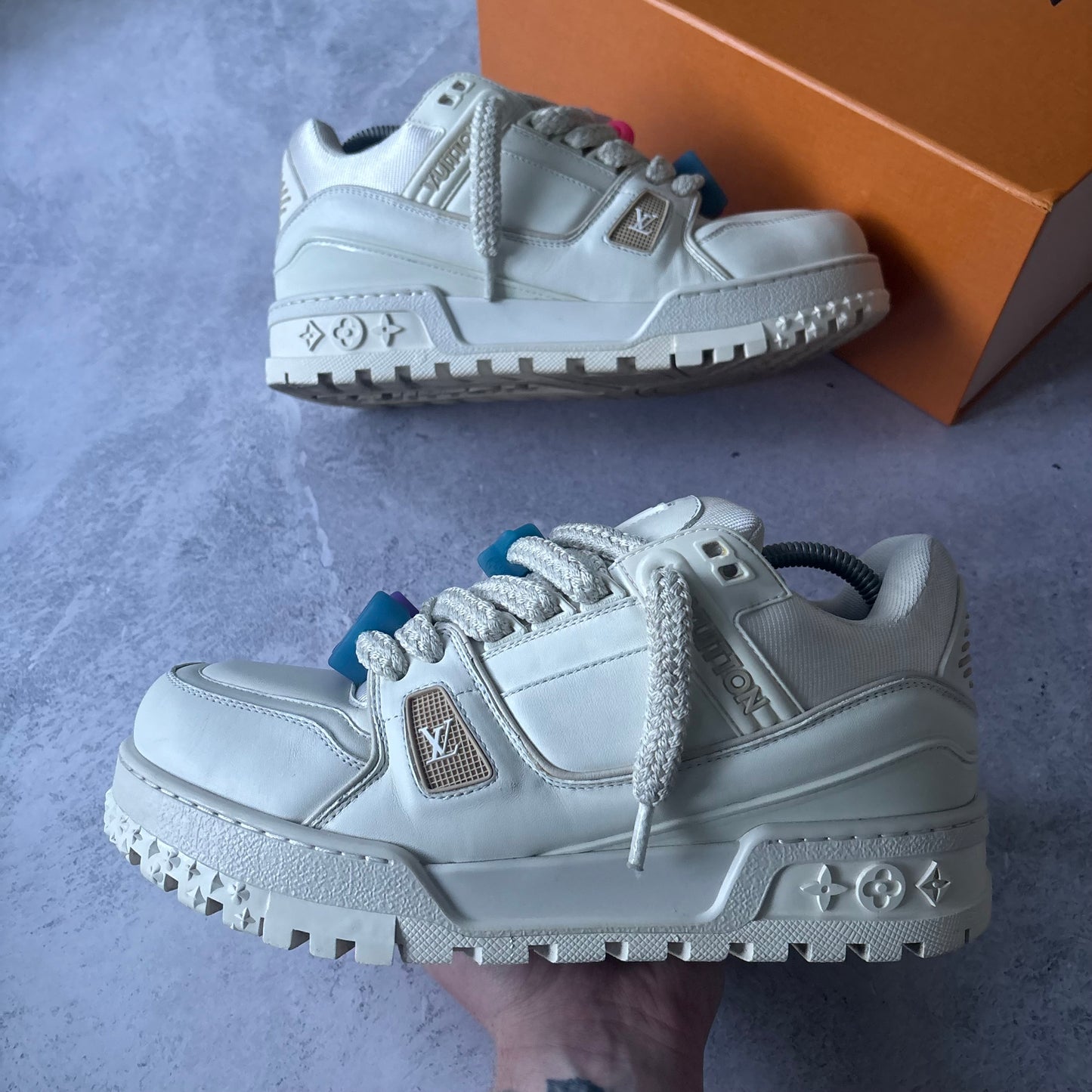 Louis Vuitton Maxi Trainers - Fits UK 10