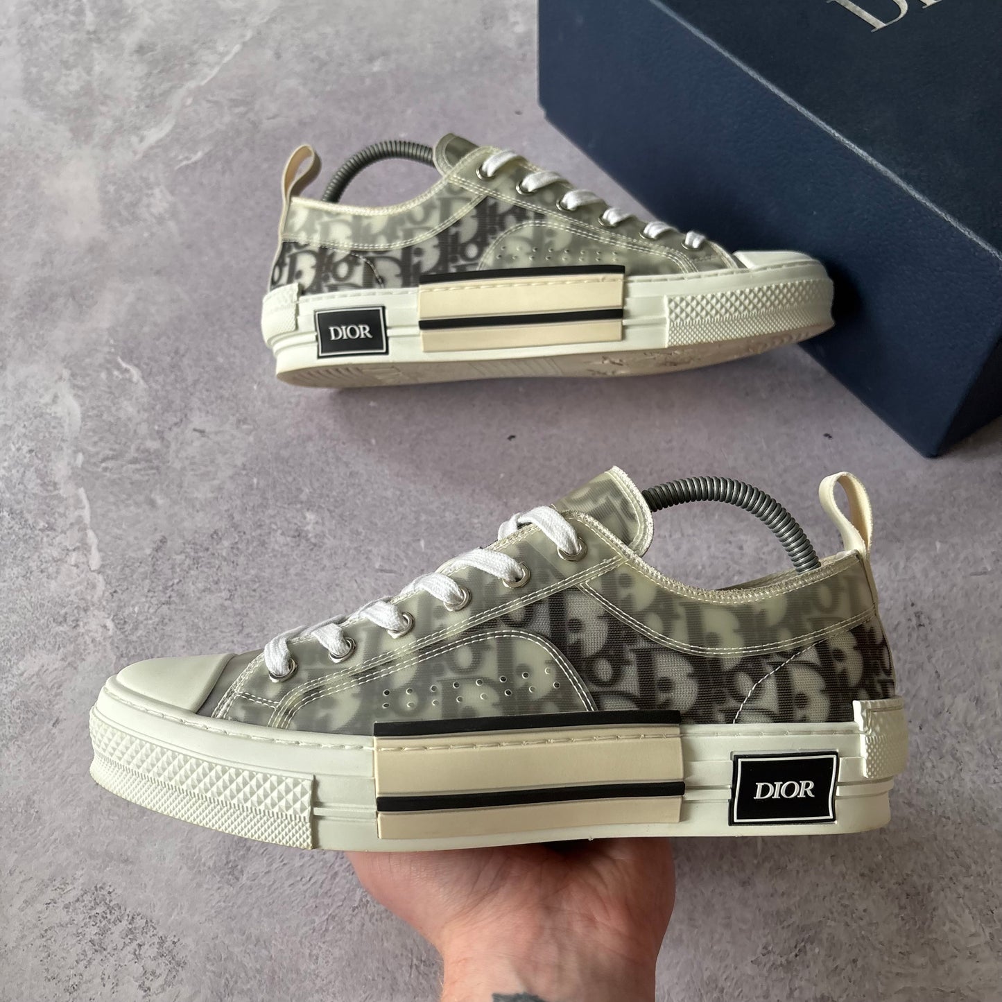 Dior B23 Low Trainers - UK 7.5