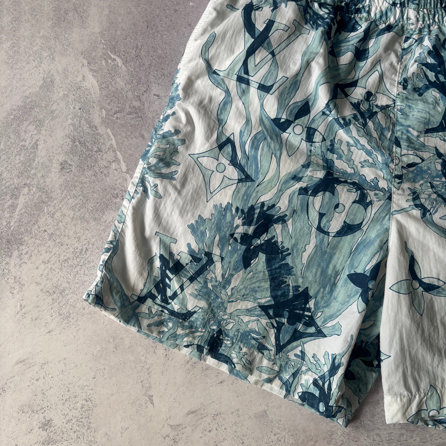 Louis Vuitton Aqua Garden Shorts - Medium