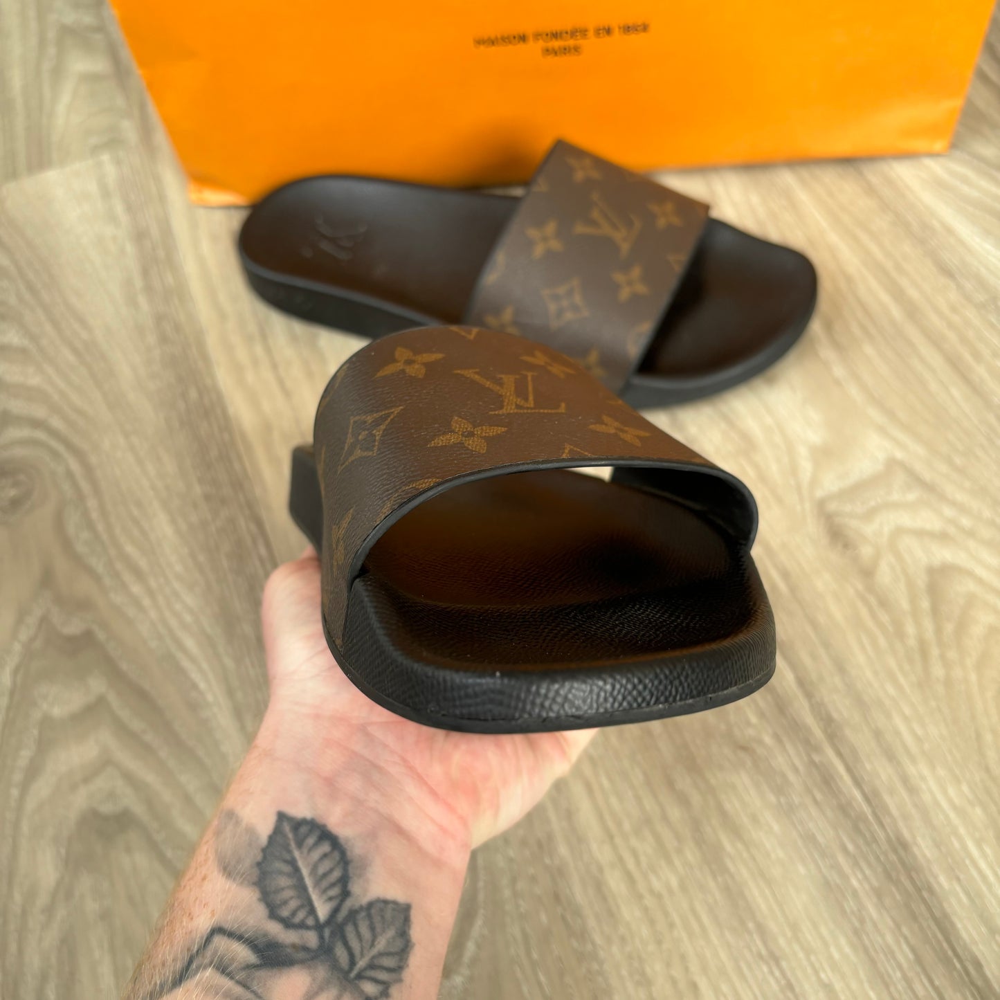 Louis Vuitton Waterfront Mule Sliders UK 8