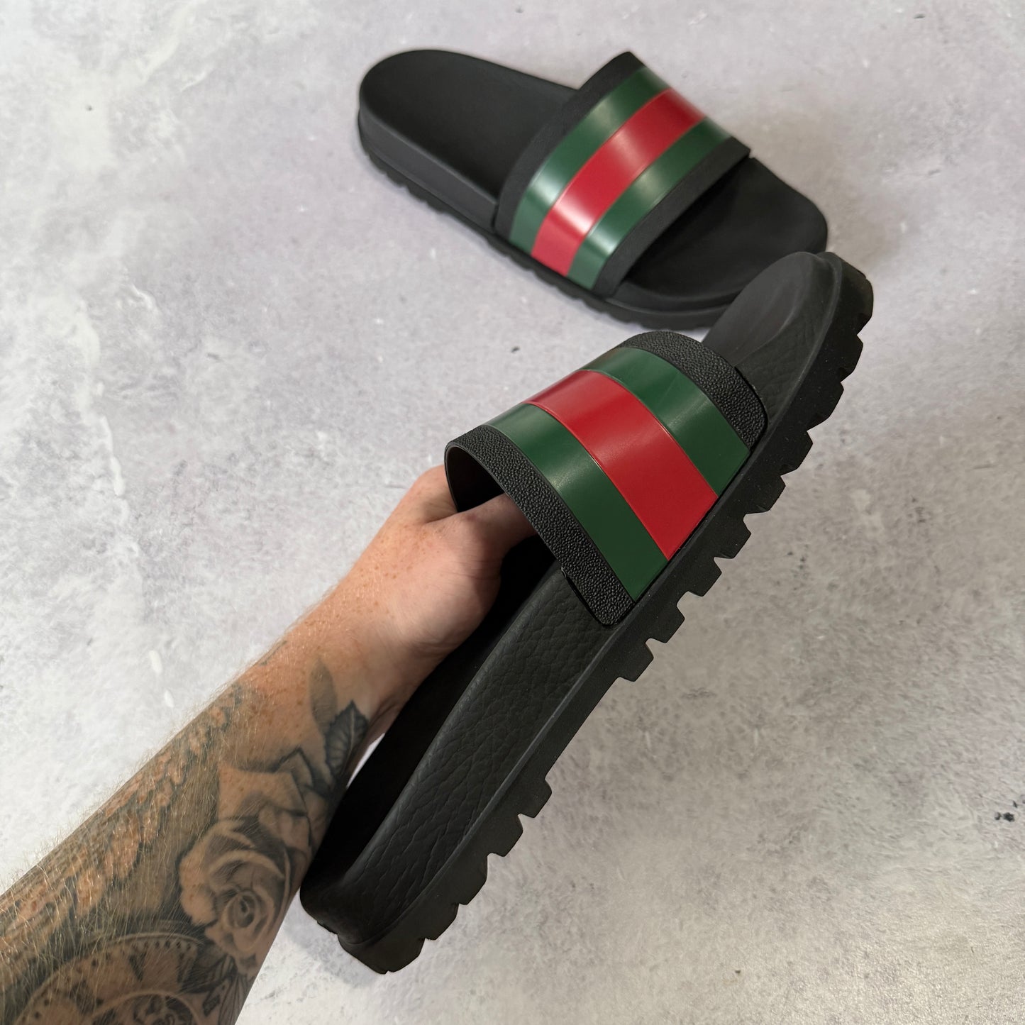 Gucci Web Sliders - UK 9