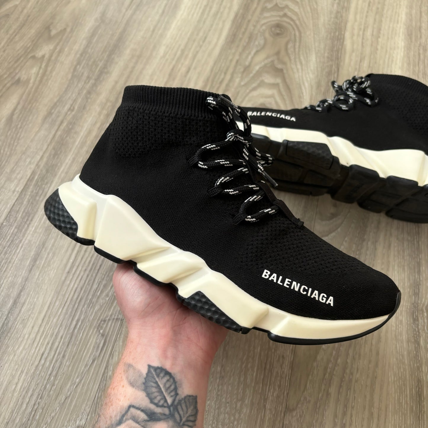 Balenciaga Speed Laced Trainers UK 8