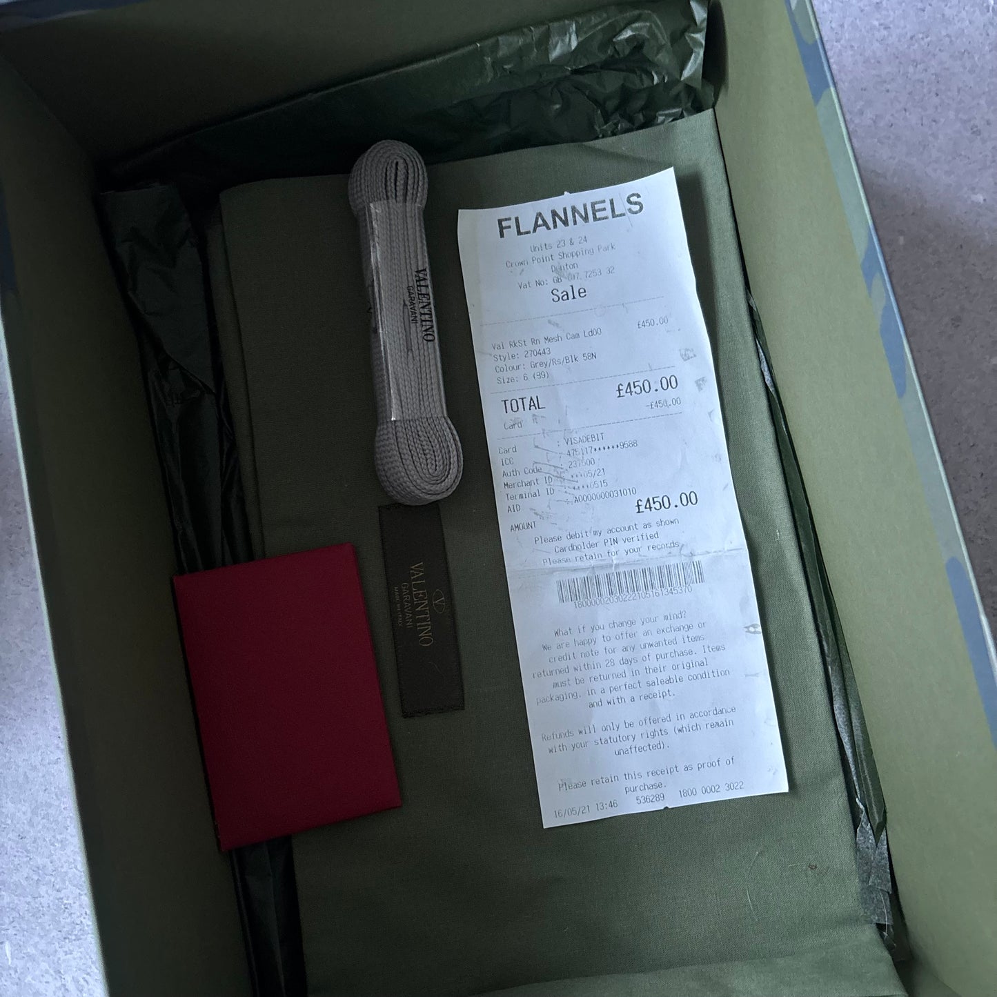 Valentino Rockerunner Trainers - UK 6