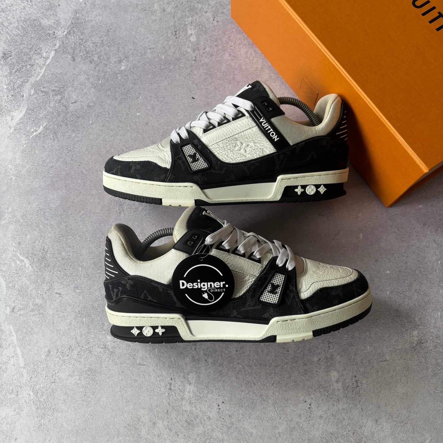 Louis Vuitton Denim Trainers - Fits UK 8.5