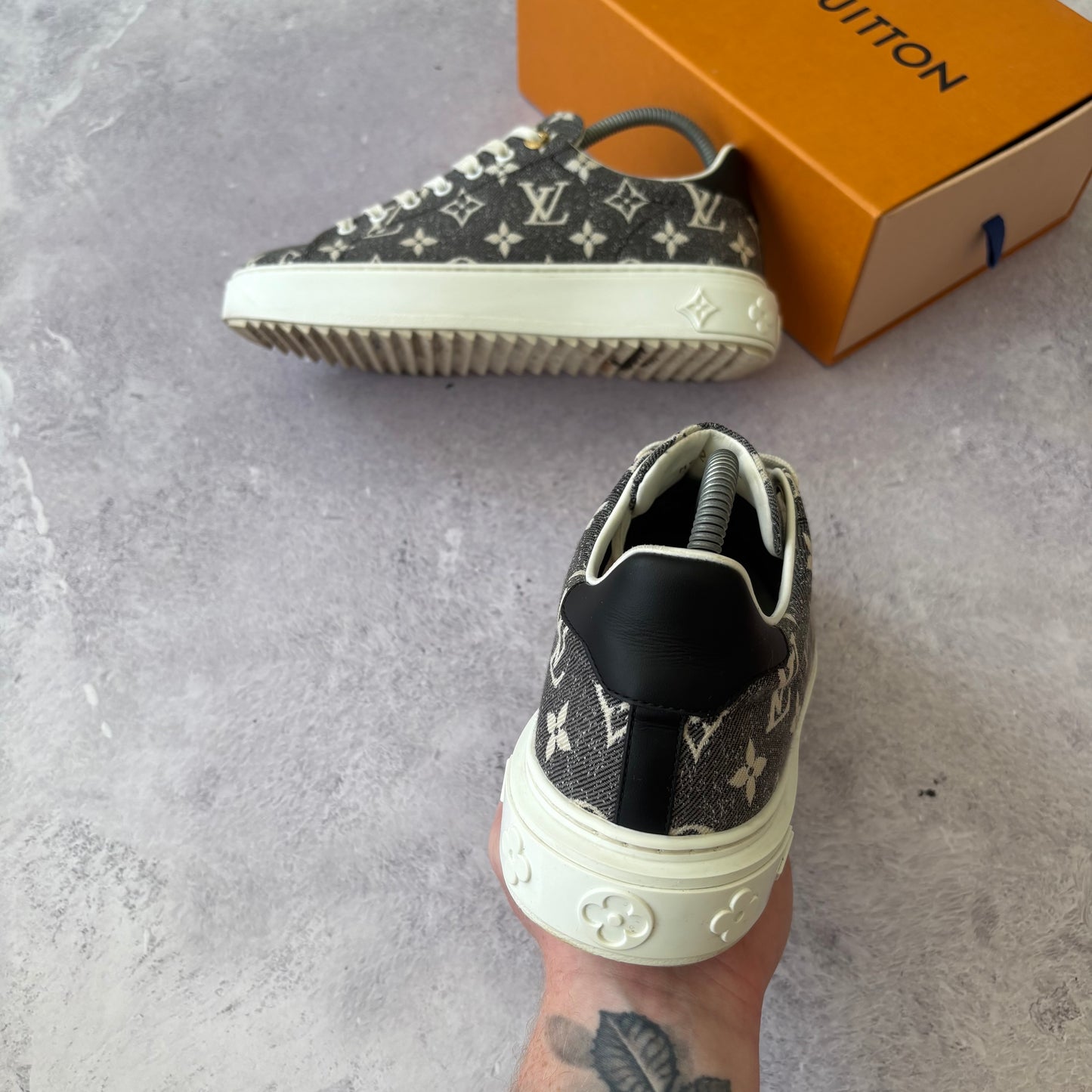 Womens Louis Vuitton Time Out Trainers - Fits UK 6