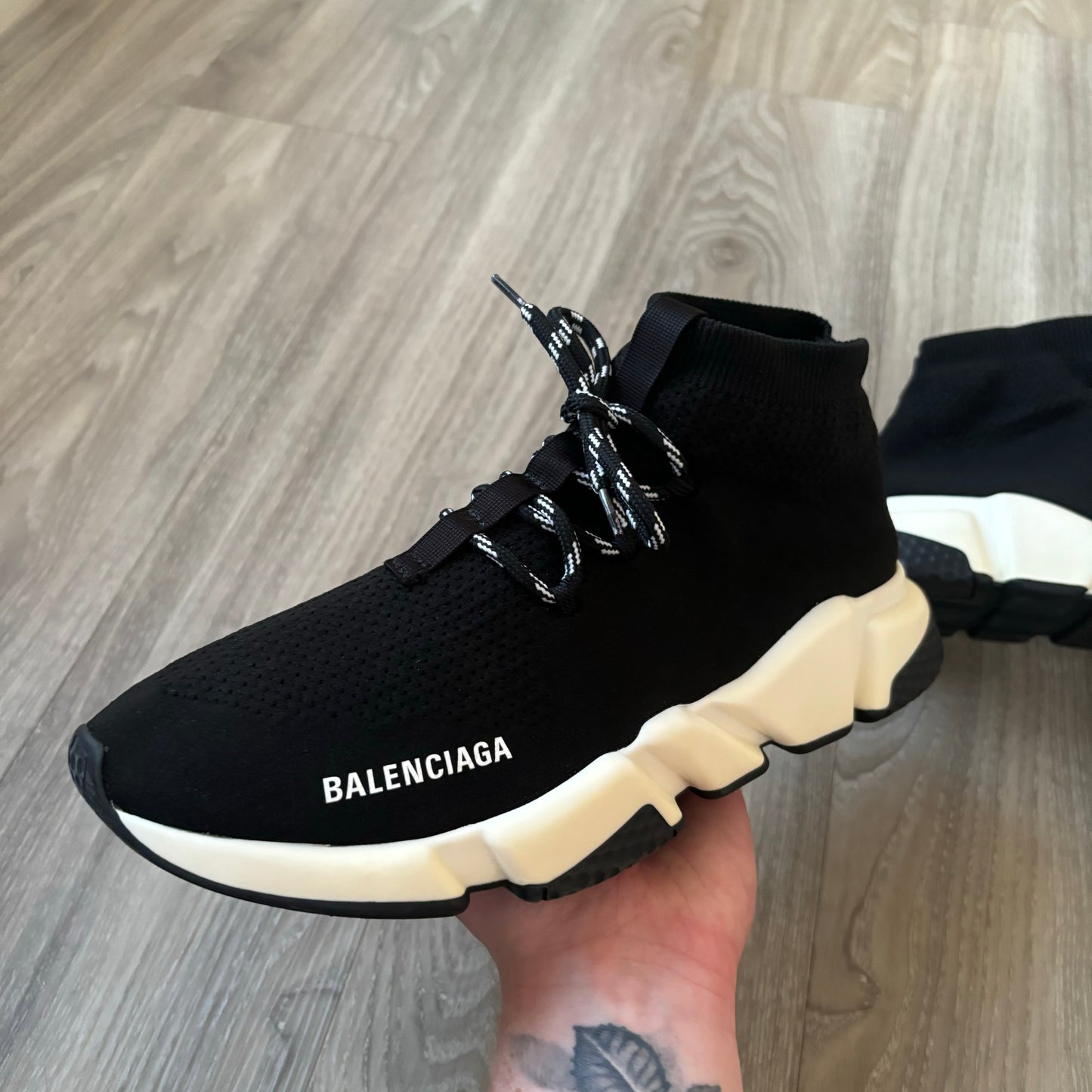 Balenciaga Speed Laced Trainers UK 9