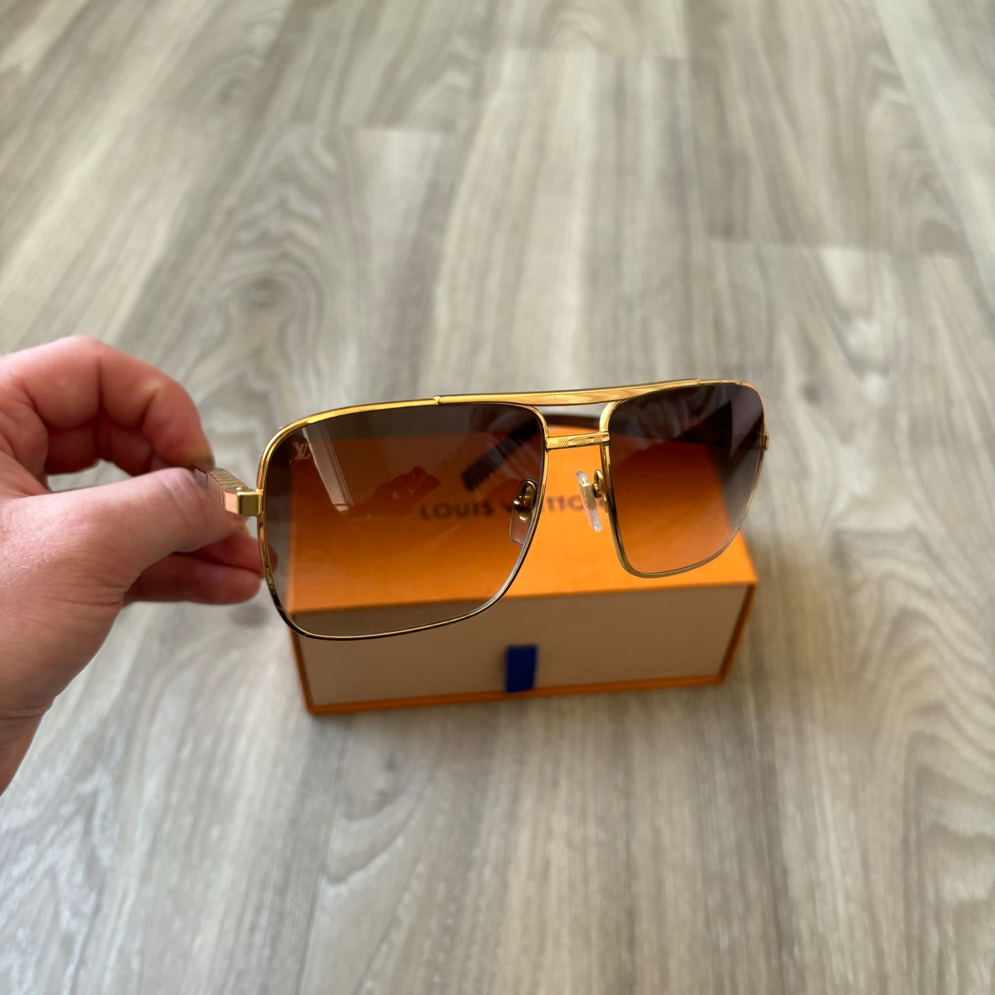 Louis Vuitton Attitude Sunglasses Gold