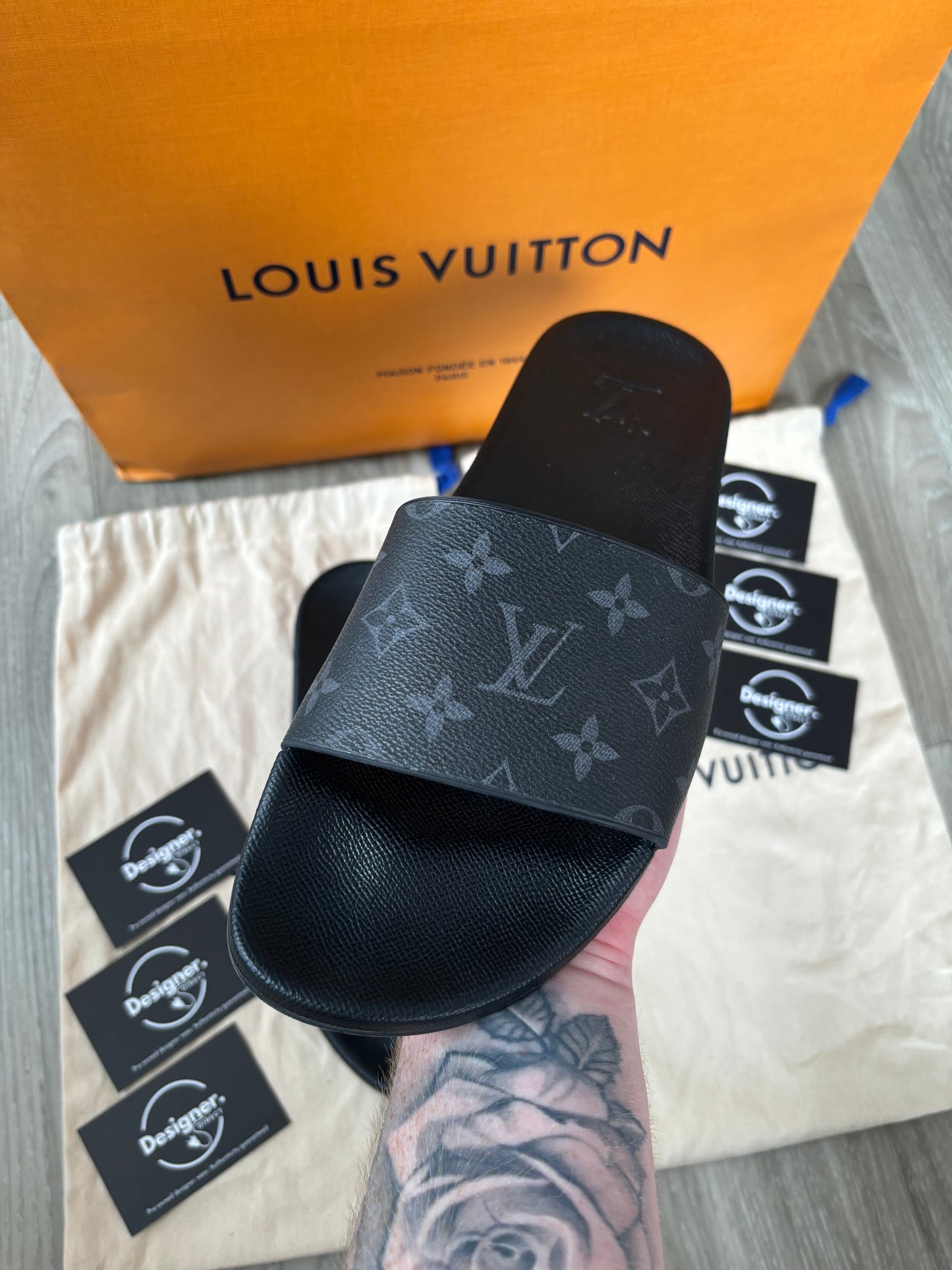 Louis Vuitton Sliders UK 8.5