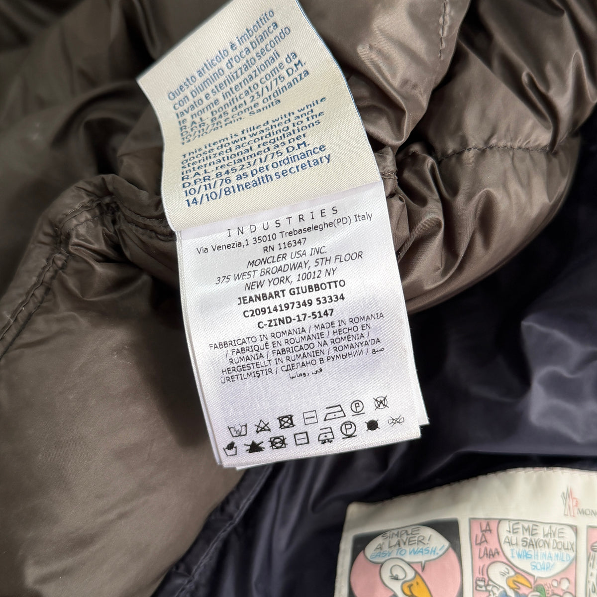 Moncler Jeanbart Puffer Jacket - Size 4