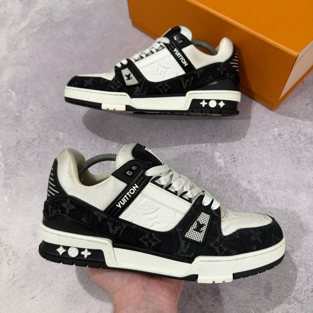 Louis Vuitton Denim Trainers - Fits UK 7/7.5