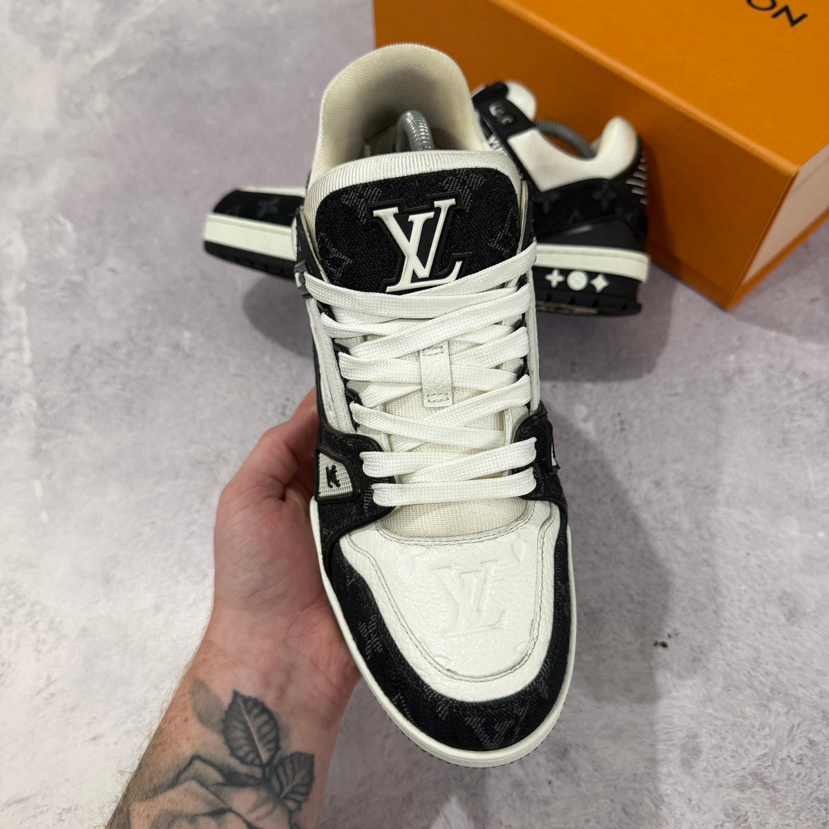 Louis Vuitton Denim Trainers - Fits UK 7/7.5