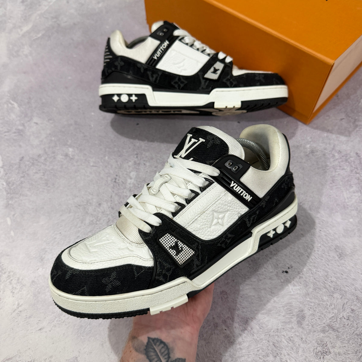 Louis Vuitton Denim Trainers - Fits UK 7/7.5