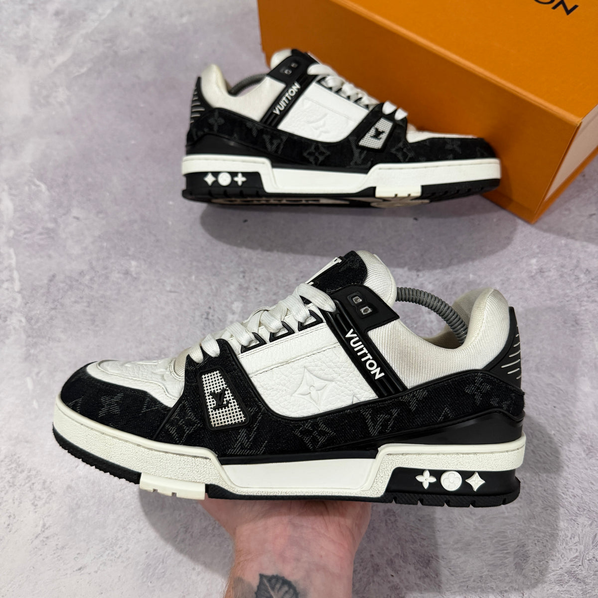 Louis Vuitton Denim Trainers - Fits UK 7/7.5